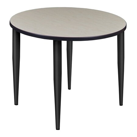 Regency Kahlo Square & Round Tables, 42 W, 42 L, 29 H, Wood, Metal Top, Maple TPL42RNDPLBK
